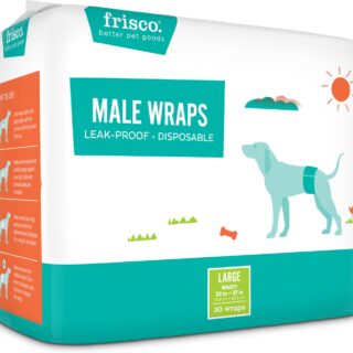 Frisco Male 30 Count Dog Wraps, Large: 22 to 27-in waist