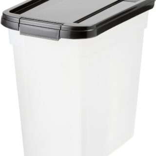 Frisco Airtight Food Storage Container, Clear/Black 4.5kg