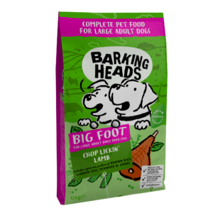 BARKING HEADS BIG FOOT - CHOP LICKIN' LAMB LARGE ADULT DRY DOG FOOD 12KG