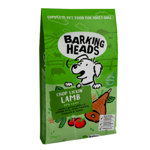 BARKING HEADS CHOP LICKIN LAMB - ADULT DRY DOG FOOD 12KG