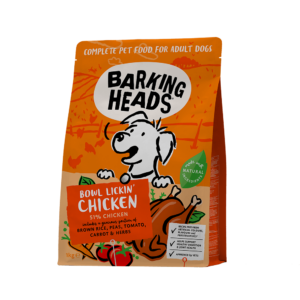 BARKING HEADS BOWL LICKIN' CHICKEN -ADULT DRY DOG FOOD 1KG