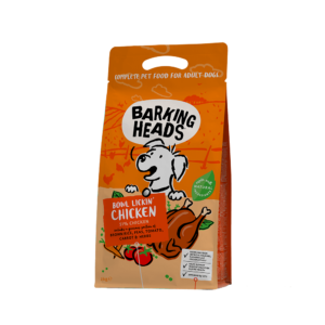 BARKING HEADS BOWL LICKIN' CHICKEN -ADULT DRY DOG FOOD 2KG