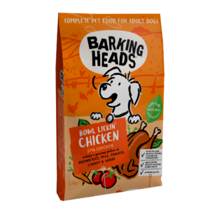 BARKING HEADS BOWL LICKIN' CHICKEN -ADULT DRY DOG FOOD 6.5KG