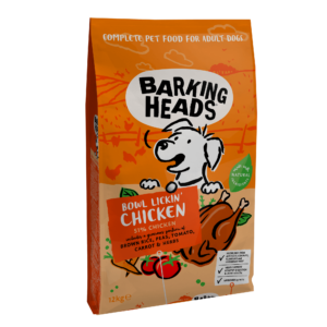 BARKING HEADS BOWL LICKIN' CHICKEN -ADULT DRY DOG FOOD 12KG