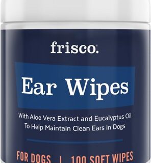 Frisco Ear Wipes for Dogs, 100-count