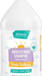 Frisco Brightening Shampoo with Aloe for Dogs & Cats, 1-Gal bottle