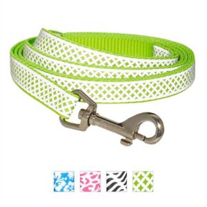 Frisco Patterned Nylon Reflective Dog Leash, Diamond Tile, Small: 6-ft long, 5/8-in wide