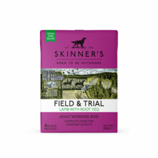 SKINNER'S FIELD & TRIAL LAMB WITH ROOT VEG ADULT WORKING WET DOG FOOD 390G