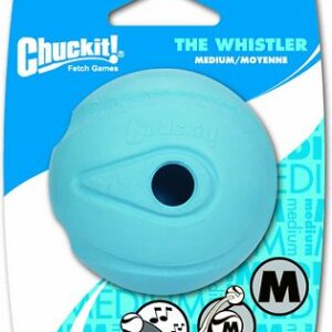 Chuckit! The Whistler Ball Dog Toy, Color Varies, Medium