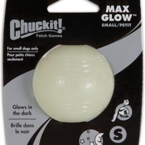 Chuckit! Max Glow Ball Dog Toy, Small