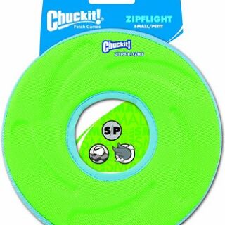 Chuckit! Zipflight Disc Dog Toy, Color Varies, Small