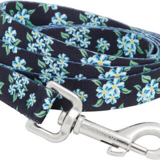 Frisco Evening Floral Dog Leash, SM - Length: 6-ft, Width: 5/8-in