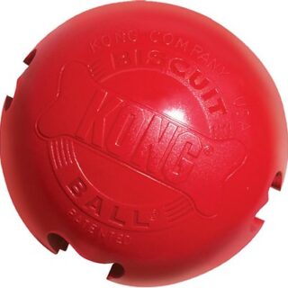 KONG Classic Biscuit Ball Dog Toy, Small