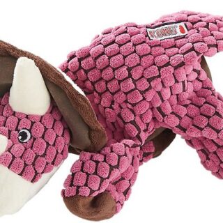 KONG Dynos Triceratops Dog Toy, Large