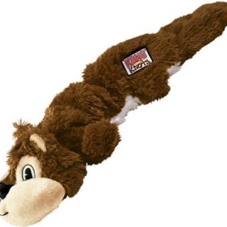 KONG Scrunch Knots Squirrel Dog Toy, Small/Medium