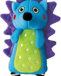 KONG Whoopz Hedgehog Squeaky Plush Dog Toy, Small