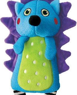 KONG Whoopz Hedgehog Squeaky Plush Dog Toy, Medium