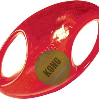 KONG Jumbler Football Dog Toy, Color Varies, Medium/Large