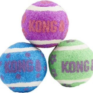 KONG Tennis Balls with Bells Cat Toy