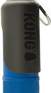 KONG H2O K9 UNIT Insulated Stainless Steel Dog Water Bottle & Travel Bowl, 25-oz, Blue