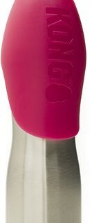 KONG H2O Stainless Steel Dog Water Bottle, Pink, 708g