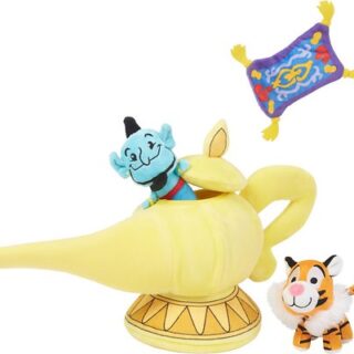 Disney Aladdin's Magic Lamp Hide and Seek Puzzle Plush Squeaky Dog Toy