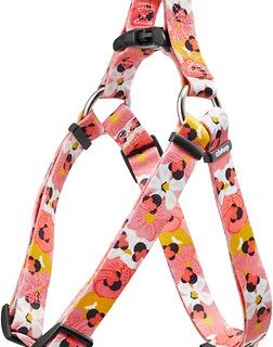 Disney Minnie Mouse Floral Dog Harness, L - Girth: 22 - 38-in, Width: 1-in