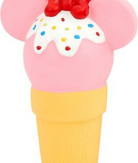 Disney Minnie Mouse Ice Cream Cone Latex Squeaky Dog Toy