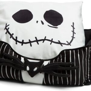 Disney Nightmare Before Christmas Jack Stripe Corded Bolster Cat & Dog Bed