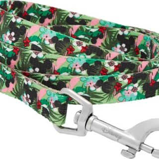 Disney Mickey Hawaiian Dog Leash, SM - Length: 6-ft, Width: 5/8-in