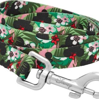 Disney Mickey Hawaiian Dog Leash, MD - Length: 6-ft, Width: 3/4-in