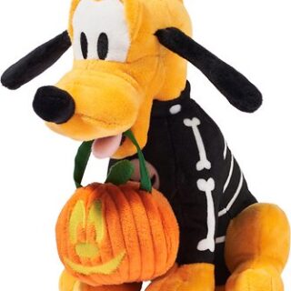 Disney Halloween Pluto Plush Squeaky Dog Toy