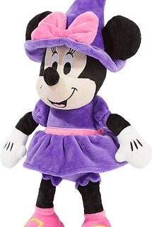 Disney Halloween Minnie Mouse Witch Plush Squeaky Dog Toy