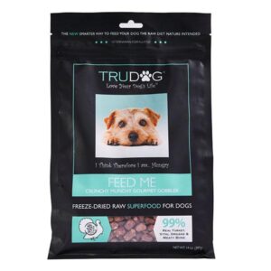 TRUDOG Feed Me Turkey Freeze-Dried Raw Superfood Dog Food 397g