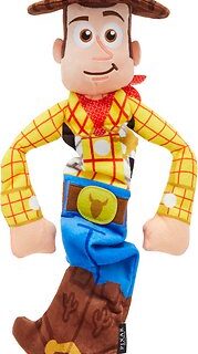 Pixar Woody Bungee Plush Squeaky Dog Toy