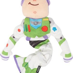 Pixar Buzz Lightyear Bungee Plush Squeaky Dog Toy