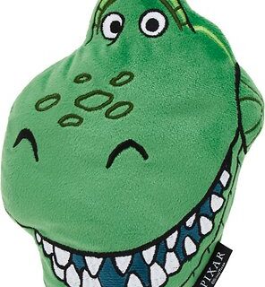 Pixar Rex Round Plush Squeaky Dog Toy