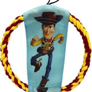 Hyper Pet Disney Woody & Forky Rope Flyer Dog Toy