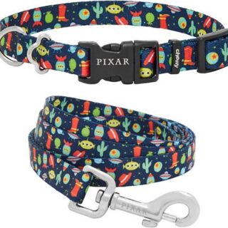 Pixar Toy Story Collar + Dog Leash, Small