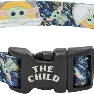 STAR WARS THE MANDALORIAN'S THE CHILD Dog Collar, XS - Neck: 8 - 12-in, Width: 5/8-in