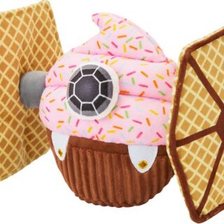 STAR WARS TIE FIGHTER Cupcake Plush Squeaky Dog Toy