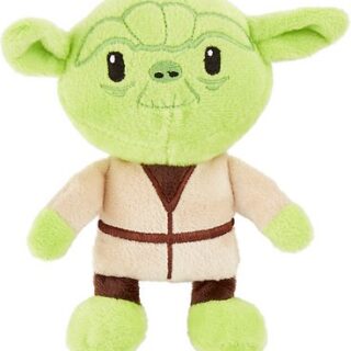 Fetch For Pets Star Wars Yoda Squeaky Plush Dog Toy, 6-in