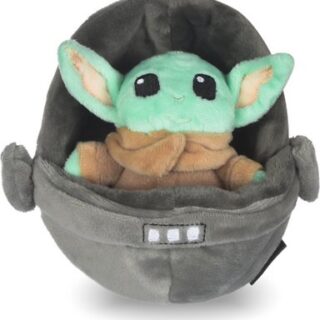 Fetch For Pets Star Wars: Mandalorian "The Child In Cradle" Squeaky Plush Dog Toy