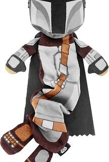 STAR WARS THE MANDALORIAN Bungee Plush Squeaky Dog Toy