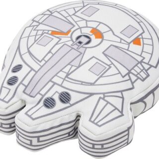 STAR WARS MILLENNIUM FALCON Ballistic Nylon Plush Squeaky Dog Toy