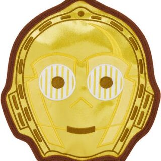 STAR WARS C-3PO Flat Plush Squeaky Dog Toy