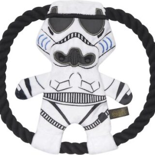 Fetch For Pets Star Wars Storm Trooper Plush Rope Frisbee Dog Toy