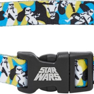 STAR WARS STORMTROOPER Dog Collar, MD - Neck: 14 - 20-in, Width: 3/4-in