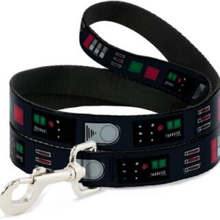 Buckle-Down Star Wars Darth Vader Polyester Dog Leash, 6-ft long, 1-in wide