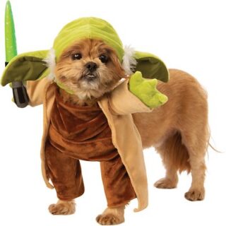 Rubie's Costume Company Walking Yoda & Lightsaber Dog Costume, Small